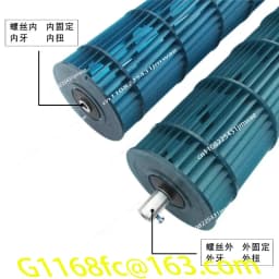 Air conditioning cross-flow fan blade fan wheel universal 1.5/2/3/2.5 P internal machine hanging roller fan accessories