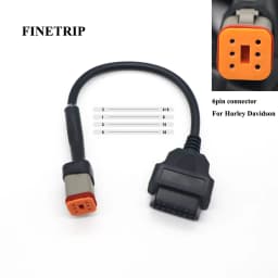 Motorcycle OBD2 Cable For Honda/Suzuki For YAMAHA For KYMCO For BMW For Ducadi For KTM Motorbike Diagnostics Connector Adapter