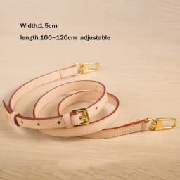 Fashion Genuine Leather Bag Strap High Quality Shoulder Strap Bag Accessories Narrow Bag Strap Hot Fashion Shoulder Bag Parts