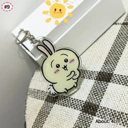 Acrylic Cartoon Keychains Cute Usagi Hachiware Figure Anime Keyring Backpack Pendant Decoration Keychain Accessories Key Chains