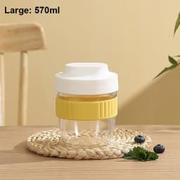 480/570ml Breakfast Cup Portable Oatmeal Cereal Nut Yogurt Salad Cup With Spoon Picnic Lunch Box Students Food Storage Container