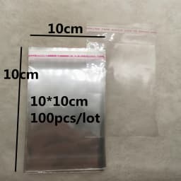 New 4x6cm---14x14cm Various Models Poly Bag Transparent Opp Plastic Bags Self Adhesive Seal Jewellery Making Packaging Bag