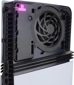 eXtremeRate for PS5 Slim/Pro Console RGB RAINBOW Logo LED Kit 7 Colors 40 Effects, Illuminated Decoration Logo LED