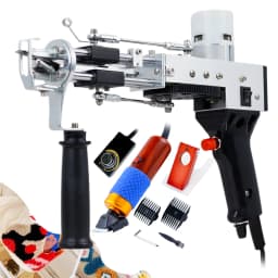 Tufting Gun 2 IN 1 Electric Carpet Tufting Gun Can Do Both Cut Pile and Loop Pile Hand Gun Carpet Weaving Flocking Power Tools