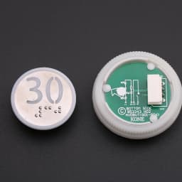 1PCS Applicable to KONE elevator With Braille button Number button 853343H02 863223H03 Glow white Opening diameter 32mm