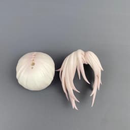 Ob11 GSC DOLL Clay white model hair doll accessories