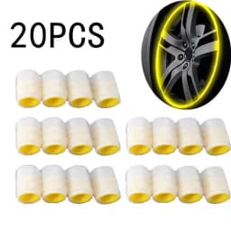 Luminous Valve Caps Fluorescent Red Night Glowing Car Motorcycle Bicycle Wheel Styling Tyre Hub Universal Cap Decor 20Pcs