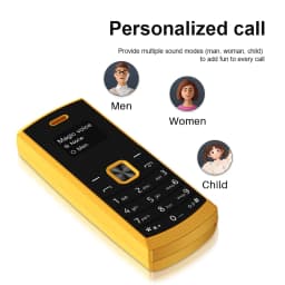 SERVO BM01 New Mini Mobile Phone Dual SIM Standby Magic Voice Speed Dial Call Recording MP3 Player 2G GSM Tiny Feature Cellphone