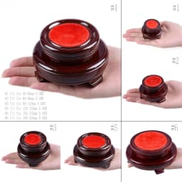 Wood Display Stand Base For Crystal Ball Sphere Globe Stone Glass Marble Fengshui Crafts Home wedding Decor Ornaments Gifts