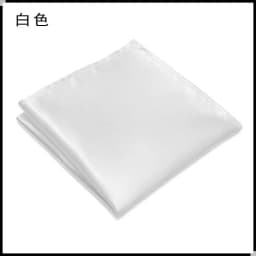 Pure white tie pocket towel light silver gray white Korean narrow formal wear casual activity hand zip Neck tie