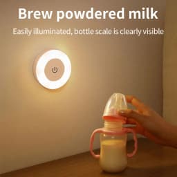 LED Touch Glow Night Light For Baby Room Bedroom Bathroom Nighttime Eye Care Lamp 3 Color Adjustable Rechargeable Cabinet Lights