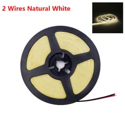 3mm 5mm 8mm PCB COB LED Strip 5V 12V 24V 320LEDs/m High Density RA90 Flexible COB LED Tape Ribbon Dimmable Linear Lighting