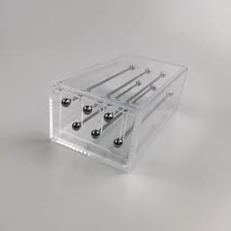 Large Capacity Bracelet Charm Collection Case Rondelles Beads Acrylic Organizer Storage Box Pendant Trollbeads Holder Stand Rods