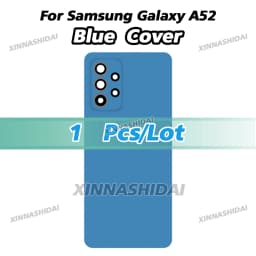 New Battery Cover for Samsung Galaxy A52 Back Cover Case Housing Cover Repair Parts Battery Cover Door