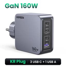 UGREEN 160W GaN Charger PD3.1 Type C QC4.0 3.0 Quick Charge For Macbook Pro Laptop USB Fast Charger For iPhone 18 Xiaomi Tablet
