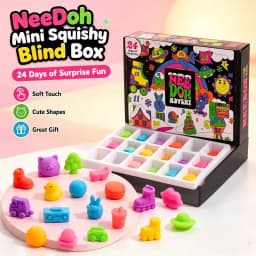 2026 NeeDoh Advent Calendar Gift for Teens 24 Day 3D PVC Dolls Countdown Christmas 2026 New Year Surprise Gifts