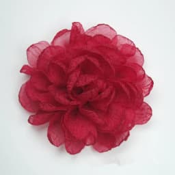 5PCS/Lot 9.5CM Handmade Large Chiffon Fabric Artificial Flower For Wedding Dress Hats Decoration