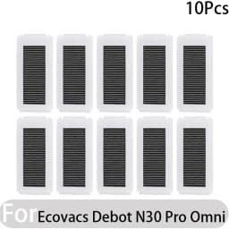 Compatible for Ecovacs Debot N30 Omni / N30 Pro Omni Robot Vacuum Accessories Main Side Brush Hepa Filter Rag Dust Bag Parts
