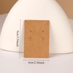 50pc 6x9cm Self-adhesive Plastic Cello Bag Earrings Display Necklaces KeyChain Cards for DIY Making Cardboard Jewelry Packaging