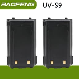 Baofeng UV-S9 Plus Battery UV-5R+Plus UV-S9 Pro Walkie Talkie Li-ion Original Batteries USB Charging 2800 mAh UV-S9 V2 UV-5R Max