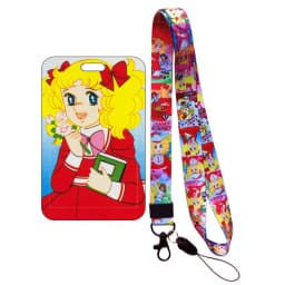 Girl Candy Lanyards Keychain ID Name Card Holder Cartoon Credit Card Cover Gift Card Protection