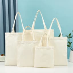 10pcs/lot Custom Logo 10oz Canvas Shoulder Bags Beige/Black/White Eco-Friendly Shopping Bag Personalize Large Capacity Handbags