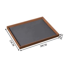 Jewelry Look Empty Tray Black Walnut Wooden Display Tray Jewelry Storage Bracelet Ornament Necklace