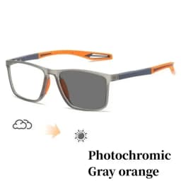 Men Ultralight Photochromic Glasses TR90 Frame Myopia Eyeglasses Women Male Vintage Color Changing Sunglasses Eyewear 0 To -4.0