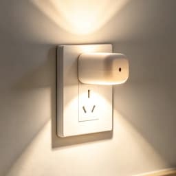 Dusk to Dawn EU US Plug LED Night Light Auto On Off Light Sensor Plug in Night Lamp for Bedroom Bathroom Hallway Kitchen Stairs