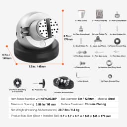 SucceBuy Ball Vise 3" 5" Engraving Setting Tool Standard Rotation Engraving Block Vise Attachment Jewelry Engraving Block Tools