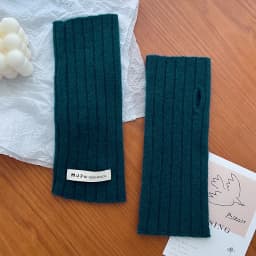 100% Wool Gloves Lady Touchscreen Finger Hole Winter Autumn Women Warm Wrist Length Classic Knitted Gloves Female Mitten 2025