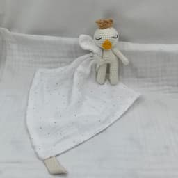 Handmade Baby Cotton Muslin Comfortable Blanket Cute Cat Doll For Infant Kids Sleep Appease Towel Rabbit Bear Saliva Scarf