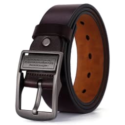 2023 Real Genuine Leather Belts for Men Luxury Designer Brand High Quality Plus Size 130 140 150 160 170 cm Male Pin Buckle Belt