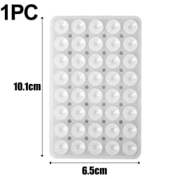 Double-Sided Silicone Suction Phone Case Mount Enhanced Suction Cup Power Thickened Hands-Free Phone Grip Sticky Holder Stands