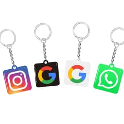 Google Connected Customer Reviews Keychain With Integrated NFC Chip