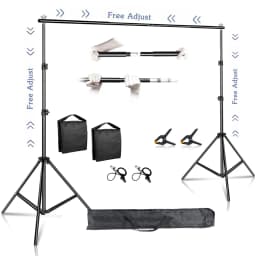 2X2M 2X3M 2.6X3M Background Support System Photography Backdrops Stand Photo Studio Kit Chromakey Green Screen Frame