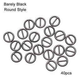 20/40Pcs 5mm/6mm Mini Ultra-small Tri-glide Belt Buckles for Doll Bags Metal Buckles DIY Doll Buttons Shoes Accessories