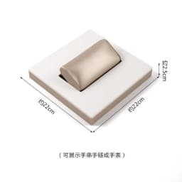 Champagne White Display Case Necklace Rack High-End Jade Jewelry Display Props Counter Display Crystal Exhibition Stand