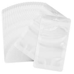 20pcs Zip Lock Bag Laser Plastic Jewelry Storage Bag DIY Earrings Necklace Bracelets Beads Gift Organizer Retail Packaging Pouch