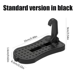 Extended Foldable Car Roof Rack Step Car Door Step Universal Latch Hook Auxiliary Foot Pedal Auto Rooftop Luggage Step Ladder