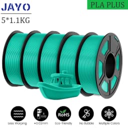 JAYO PLA Plus 3D Printer Filament 5 Rolls Filament PLA PLUS 23 Colors 1.75mm FDM 3D Printer Materials Support Free Combination