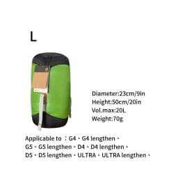 AEGISMAX Outdoor Camping Waterproof Compression Sack Sleeping Bag Accessories Ultralight Stuff Sack Nylon Storage Bag