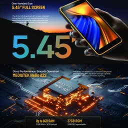 Ulefone Armor X12,Android 13,Up to 6ГБ(3ГБ+3ГБ)RAM,32ГБ ROM,4860mAh,13MP , 5.45", 4G NFC,Global Version