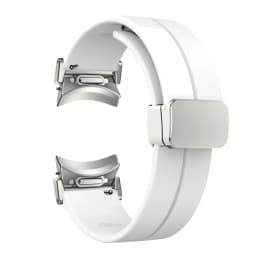 Quick Fit Magnetic Silicone Strap For Samsung Galaxy Watch 6 5 4 40mm 44mm 6 Classic 47 43mm 42 46mm 5Pro 45mm 20mm Sports Band