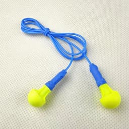 5pairs Original 3M 318-1005 Space Foam Soft Corded Ear Plugs Anti-noise Sleeping Reduction Norope Earplugs Protective Earmuffs