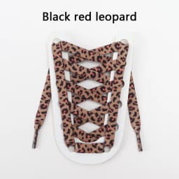 1Pair Animal Pattern Shoelaces Flat Sneakers Shoe Laces Tiger/Snake/Leopard Print Shoelace Outdoor Hiking Sports Shoes Strings