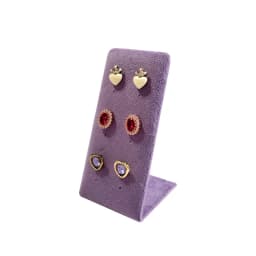 Fashion Earring Holder 12-Holes Small Stud Display Stand Jewelry Organizer Storage Rack L-Shape Jewelry Showcase