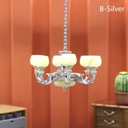 1Pc 1/6 1/12 Miniature Dollhouse Ceiling Lamp Hanging Lamp Mini LED Lighting Model Home Decoration Doll Furniture Toy