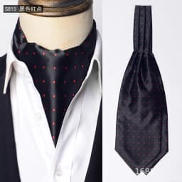 Luxury Mens Vintage Polka Dot Ascot Tie Wedding Formal Cravat Scrunch Self British Gentleman Polyester Paisley Retro Neckties