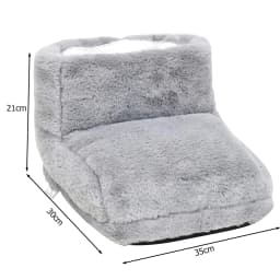 Electric Heater Foot Warmer USB Charging Fleece Soft Warm Foot Cover Washable Winter Feet Heating Pads For Home Bedroom Sleeping